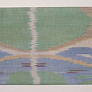 ウズベキスタン・アドラスの名古屋帯　前中心