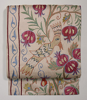 ウズベキスタン・スザニの名古屋帯