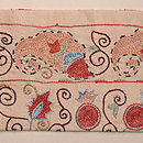 ウズベキスタン・スザニの名古屋帯　前中心