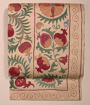 ウズベキスタン・スザニの名古屋帯