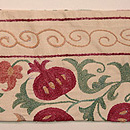 ウズベキスタン・スザニの名古屋帯　前中心