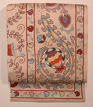 ウズベキスタン・スザニの名古屋帯