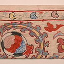 ウズベキスタン・スザニの名古屋帯　前中心