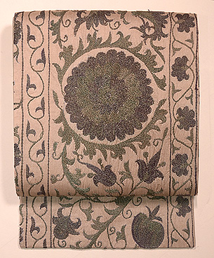 ウズベキスタン・スザニの名古屋帯