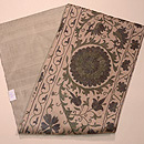 ウズベキスタン・スザニの名古屋帯　帯裏