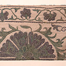 ウズベキスタン・スザニの名古屋帯　前中心