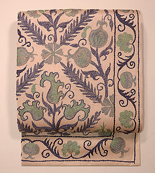 ウズベキスタン・スザニの名古屋帯