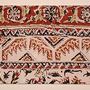 ペルシャ更紗名古屋帯　前中心