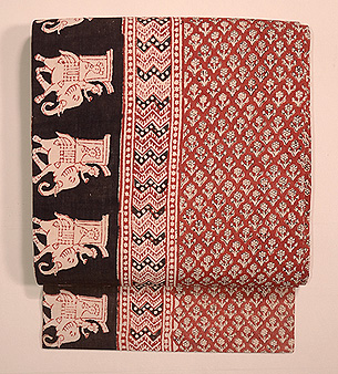 インド更紗名古屋帯