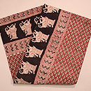 ジャワ更紗名古屋帯　帯裏