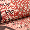 ジャワ更紗名古屋帯　質感・風合