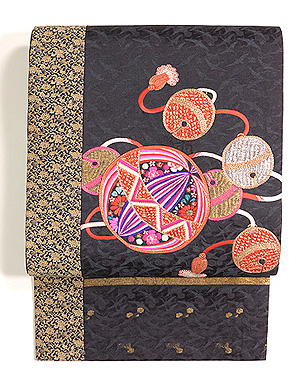 毬と鈴名古屋帯