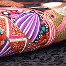 毬と鈴名古屋帯 質感・風合