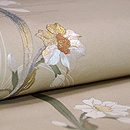 水仙の名古屋帯 質感・風合