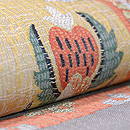 更紗文様織り名古屋帯 質感・風合