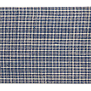 浦野理一作 藍格子名古屋帯　前中心