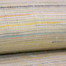 浦野理一作 繋ぎ糸の横やたら縞名古屋帯　質感・風合