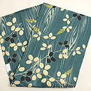 木目調に萩の夏帯　帯裏