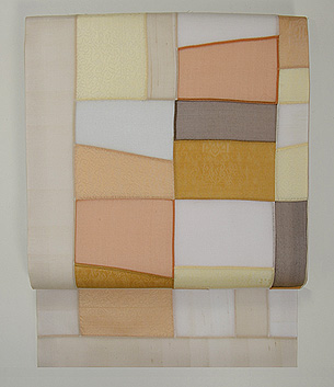 ポジャギの帯(黄色)