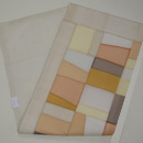 ポジャギの帯(黄色)　帯裏