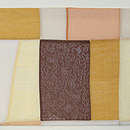 ポジャギの帯(黄色)　前中心