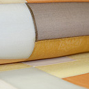 ポジャギの帯(黄色)　質感・風合