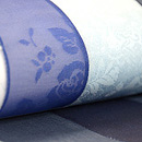 ポジャギの帯(青色)　質感・風合