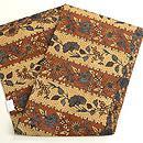 バティック更紗名古屋帯　帯裏