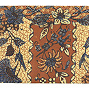 バティック更紗名古屋帯　前中心