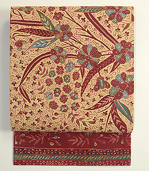 バティック更紗名古屋帯