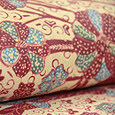 バティック更紗名古屋帯　質感・風合