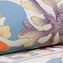 青と白海松の染め帯 質感・風合