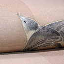 橋に燕刺繍名古屋帯 質感・風合