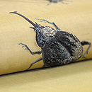 虫の刺繍帯 質感・風合