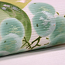 果物いっぱいの夏帯 質感・風合