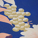 菊に南天染名古屋帯 質感・風合