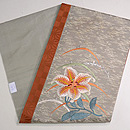 山百合の図刺繍名古屋帯 帯裏