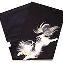 飛び跳ねるチンの名古屋帯 帯裏