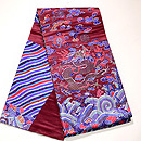 龍袍柄の丸帯　帯裏