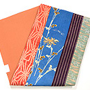 秋のコラージュ名古屋帯　帯裏