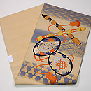 楽器の刺繍名古屋帯　帯裏