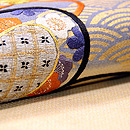 楽器の刺繍名古屋帯　質感・風合