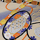 楽器の刺繍名古屋帯　質感・風合