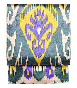 ウズベキスタン・アドラス名古屋帯