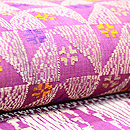 バリ・小花文様紋織り名古屋帯　質感・風合