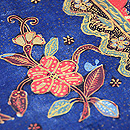 金更紗名古屋帯　質感・風合