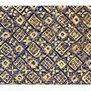 金更紗名古屋帯　前中心