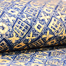 金更紗名古屋帯　質感・風合