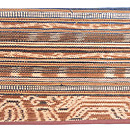 カリマンタン・絣名古屋帯　前中心