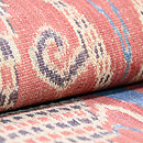 カリマンタン・絣名古屋帯　質感・風合